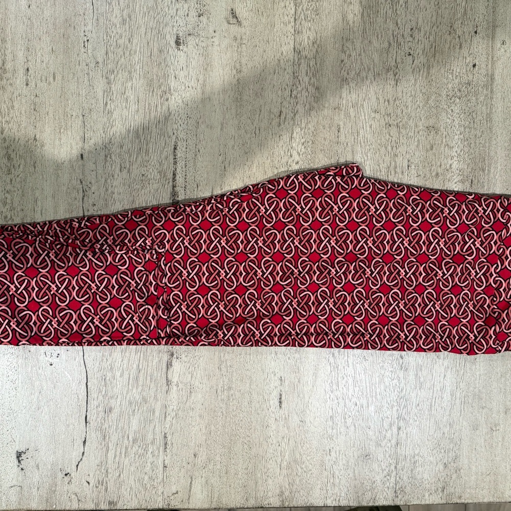 Red and White Heart Leghings